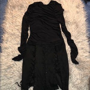 Fashionova black sheer dress